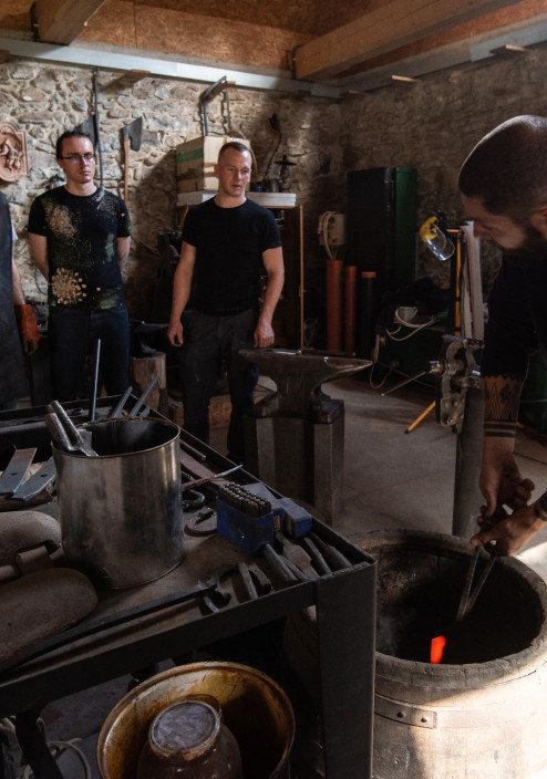 Become a blacksmith for a moment